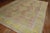 Rose Bright Yellow Antique Zabihi Collection Turkish Oushak Carpet - 8'2" x 10'4" For Sale - Image 4 of 10