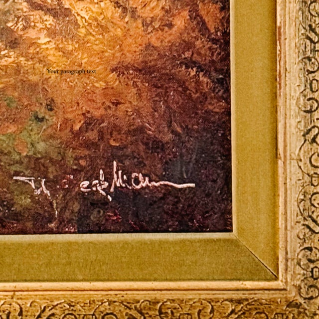 Gold Vintage Large Scale English School Equestrian Fox Hunt Oil Painting in Giltwood Frame, Signed For Sale - Image 8 of 10