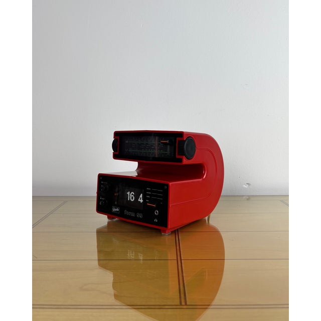 Red Graetz Form 99 C Radio Clock, 1970s For Sale - Image 8 of 14