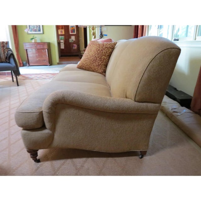 English Sofa With Standard Arms - Classic English Design Attributed to George Smith For Sale - Image 3 of 3