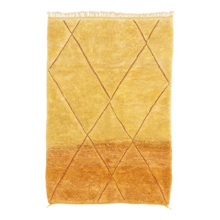 Hand-Knotted Wool Rug by Azele Studio For Sale