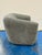 Modern Swivel Chair Gray Nubby Fabric. For Sale In Atlanta - Image 6 of 8