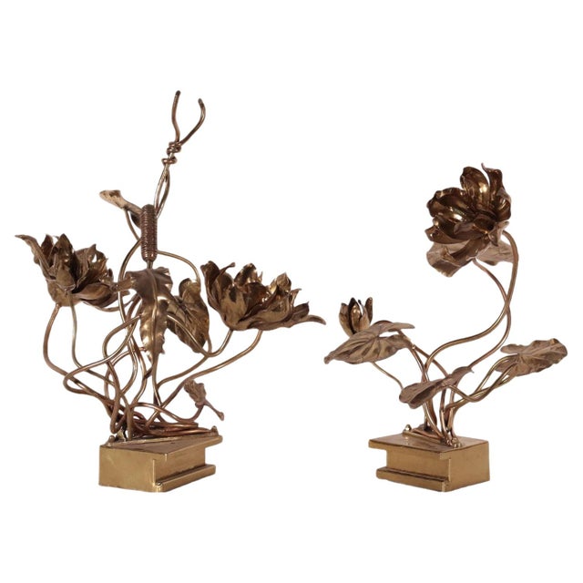 Brass Sculptures, Set of 2 For Sale - Image 17 of 17
