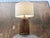 Amber Rh Blom Scandinavian Amber Glass Table Lamp Lacquered Burnished Brass Jonathan Browning For Sale - Image 8 of 18