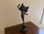Late 20th C. Decorative Crafts Bronze-Finish Winged Putto Sculpture For Sale - Image 4 of 11