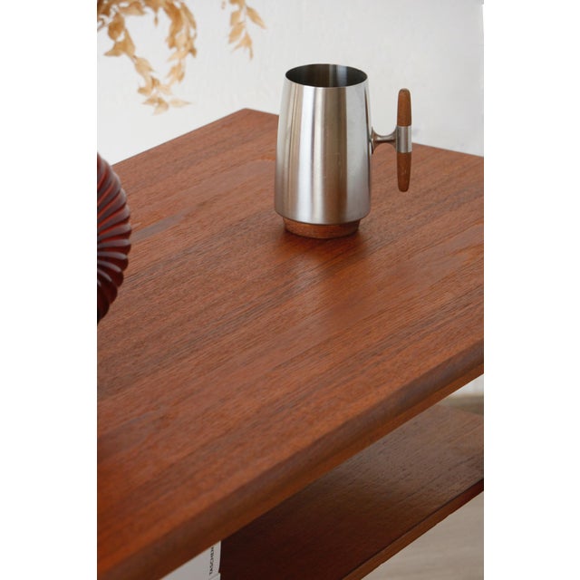 Vintage Scandinavian Teak Coffee Table, Denmark, 1960s For Sale - Image 9 of 14