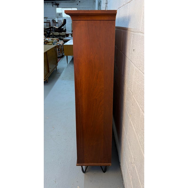 Mid-Century Modern Mid 20th Century Modern Display Cabinet by Young Manufacturing Company For Sale - Image 3 of 15