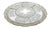 Vintage Crystal Clear Glass 5 Part Divided Serving Tray With Grape and Leaf Motifs For Sale - Image 9 of 9
