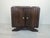 Art Nouveau Oak Sideboard with Marble from the 1920s/30s Stylish marble and oak sideboard, an Art Deco-style cabinet. The...