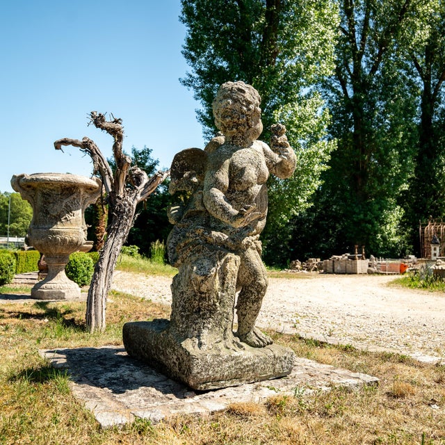 Unknown, Playing Putti, 1990s, Stone For Sale - Image 4 of 14