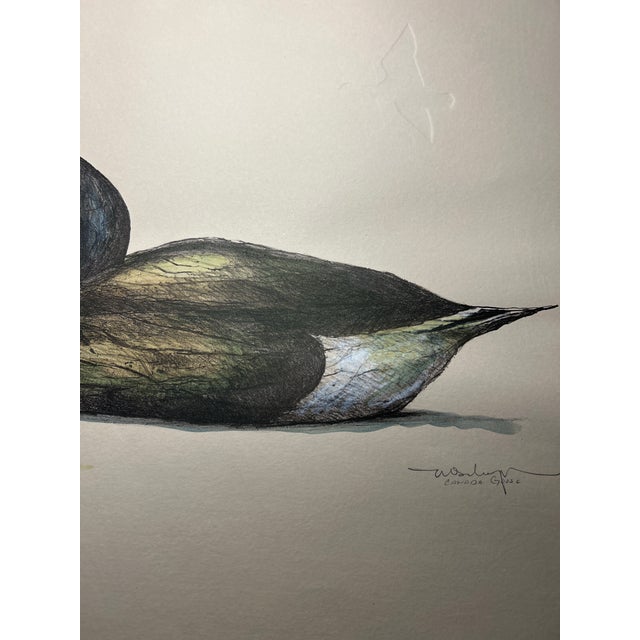 Teal 1970s Arthur Nevin Decoy Etchings - Matched Pair #27/150 For Sale - Image 8 of 17