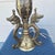 Mid 20th Century Chinese Archaistic Cast Brass Dragon Table Lamp - Attributed to James Mont For Sale - Image 16 of 18
