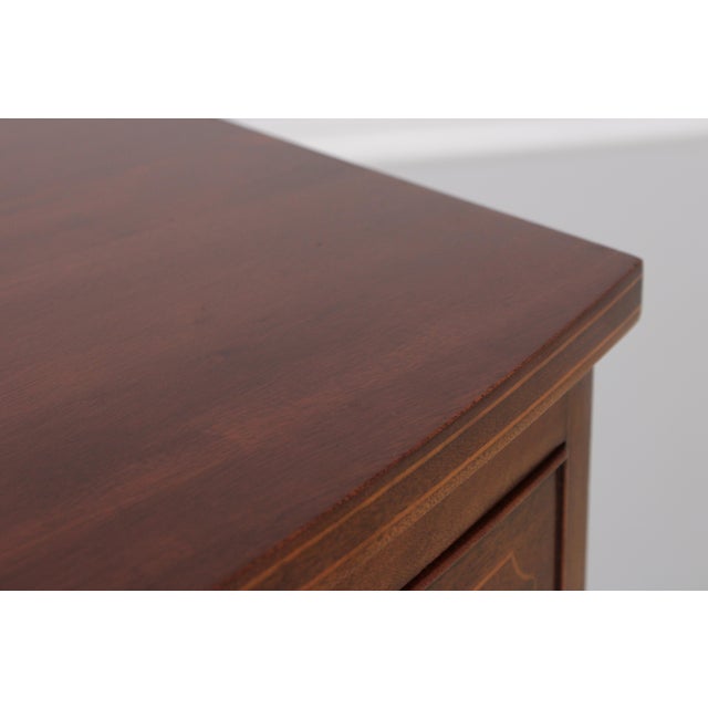 Biggs 5 Drawer Inlaid Mahogany High Chest For Sale - Image 10 of 15