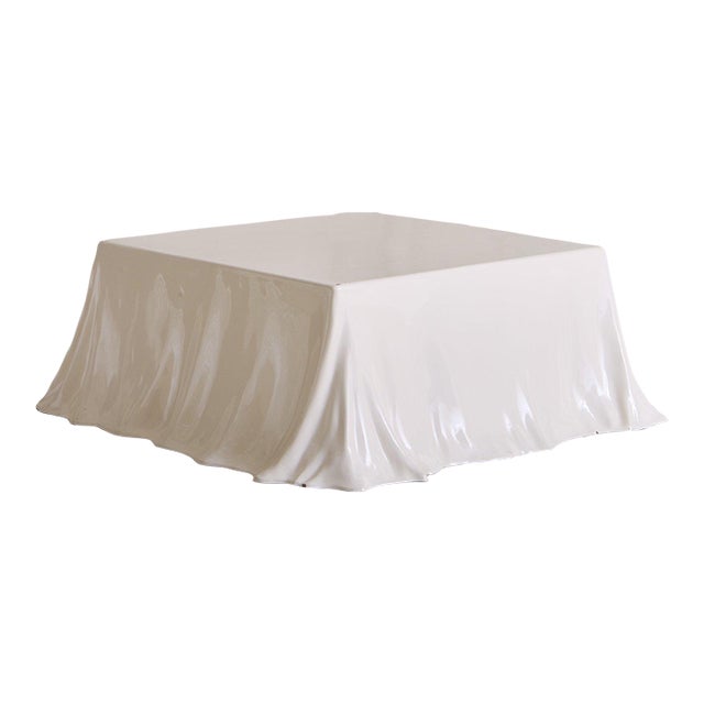 Italian Tovaglia Coffee Table Attributed to Studio Tetrach for Alberto Bazzani, 1969 For Sale