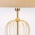 German Floor Lamp in the Shape of a Whisk, Gold-Plated Brass, by Bankamp, 1970s For Sale - Image 4 of 8