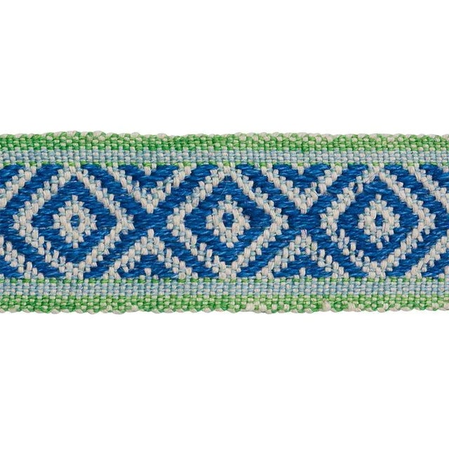 Hand woven cotton and jute make this geometric diamond tape the perfect mix of boho chic and preppy flair, with an added...