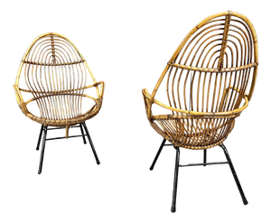 Mid-Century Chairs by Rohe Nordwolde, Netherlands, 1960s, Set of 2