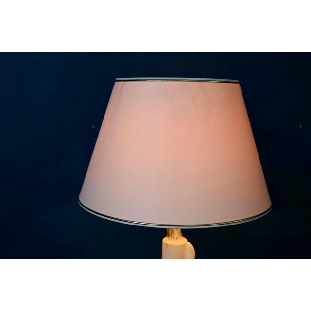 Mid-Century Sculptural Totem Lamp in Plaster, 1960s For Sale - Image 9 of 18