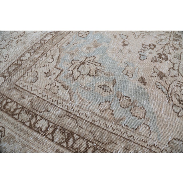 Mid-Century Modern Vintage Anatolian Tribal Rug With Medallion – Muted Earth Tones, 10' X 12' For Sale - Image 3 of 10