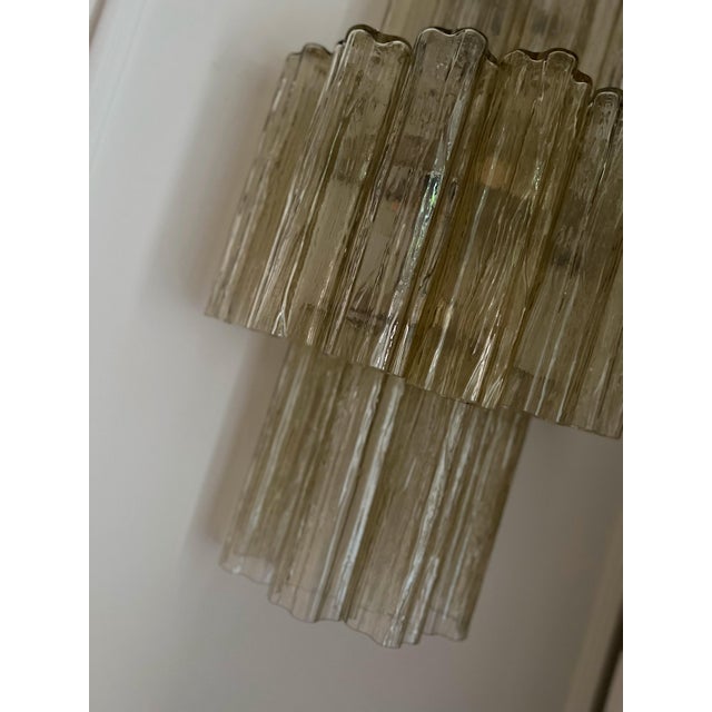 Amber Murano Glass Wall Lamps, Set of 2 For Sale - Image 3 of 12
