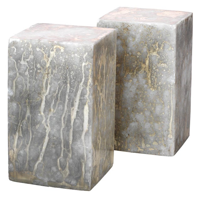 2020s Slab Bookends in Marble - Set of 2 For Sale - Image 5 of 5