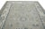 Early 21st Century Gray & Blue Floral Design Handwoven Wool Turkish Oushak Rug 9'1" X 12' For Sale - Image 4 of 8