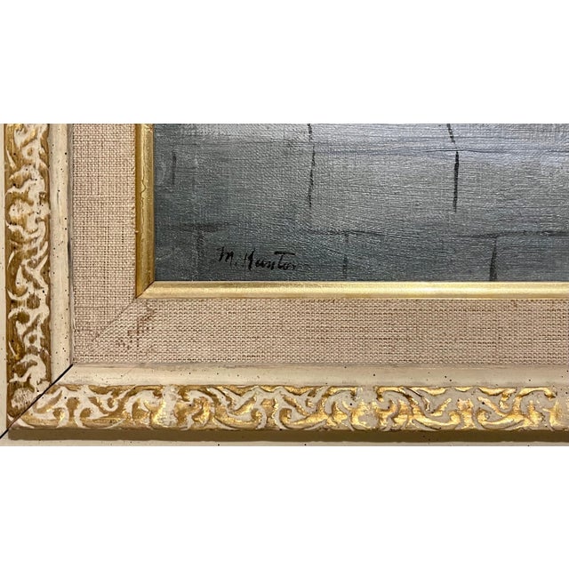 1920s Morris Kantor, 1927 Oil Painting Eiffel Tower Paris American Modernist Wpa Artist Morris Kantor, 1927 For Sale - Image 5 of 12