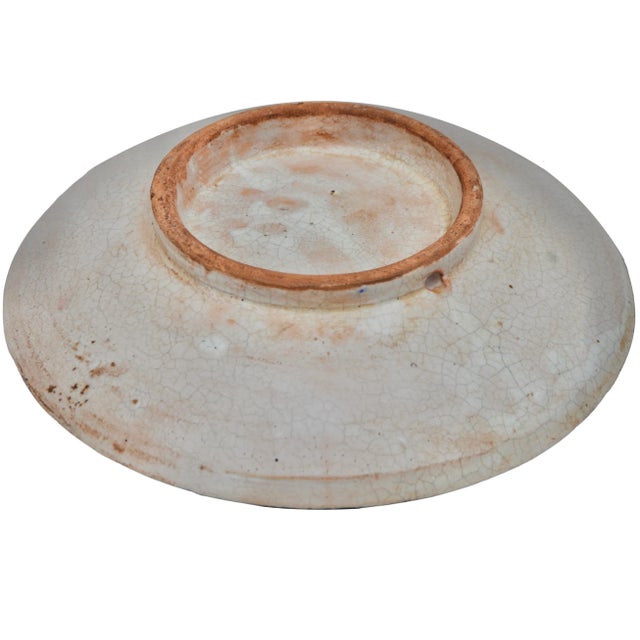 Early 20th Century Moroccan Judaica Ceramic Decorative Plate For Sale - Image 10 of 10