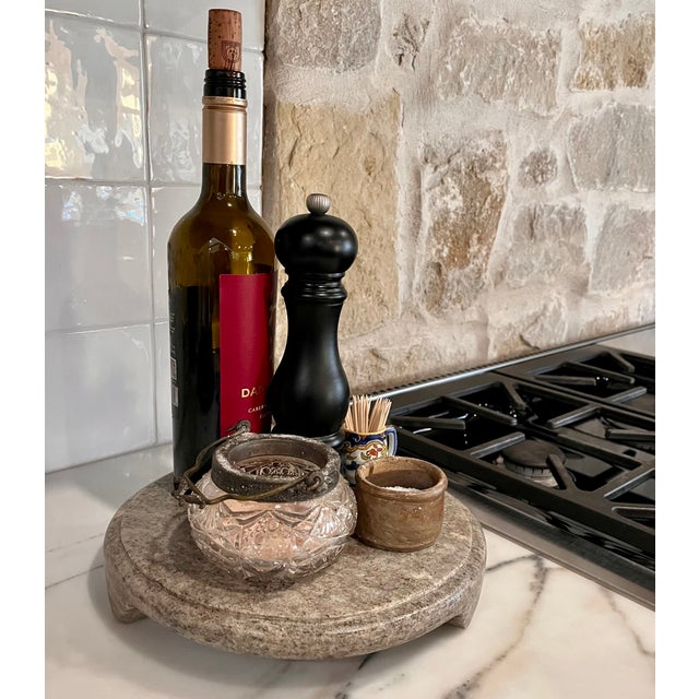 Natural unpolished marble footed plateau. Versatile riser for any room. Ideal for serving cheese, displaying favorite...