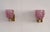 Italian Art Deco Brass and Pink Rostrato Murano Glass Wall Sconces, 1990s, Set of 2 For Sale - Image 9 of 13