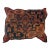 Pillow W/Antique Rug Fragment, 16" X 16" For Sale