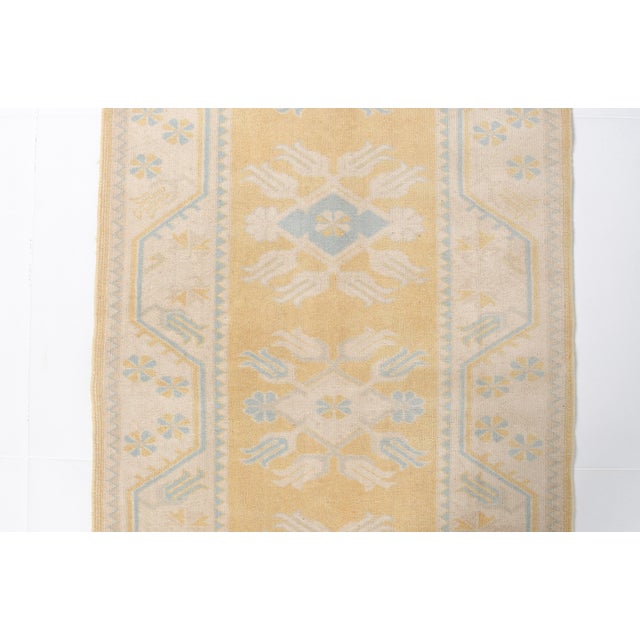 1950s 1950s Neutral Distressed Rug for Large Spaces For Sale - Image 5 of 11