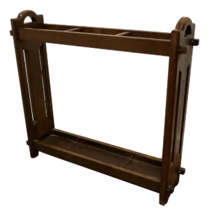 Arts and Crafts Oak Umbrella Stand, 1890s