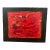 Tammera White: Abstract Mixed-Media Painting-Bold Red & Black Textured Composition For Sale