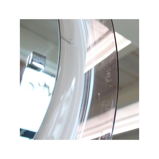 Glass Round Mirror, 1970s-1980s For Sale - Image 7 of 10
