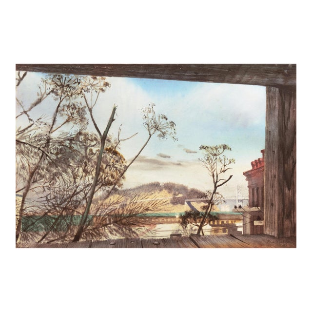 'View of Yerba Buena From Telegraph Hill, San Francisco' by Carl Niederer, 1965 For Sale