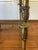 Metal Vintage Italian Portoro Marble Top SideTables With Ornate Gilded Metal Bases - Pair For Sale - Image 7 of 15