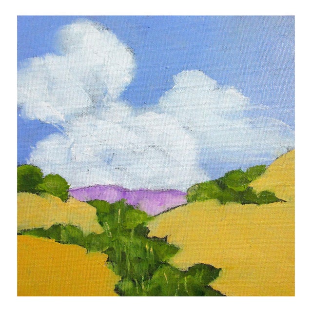 Ojai Hills Lynne French 8x8 California Landscape For Sale