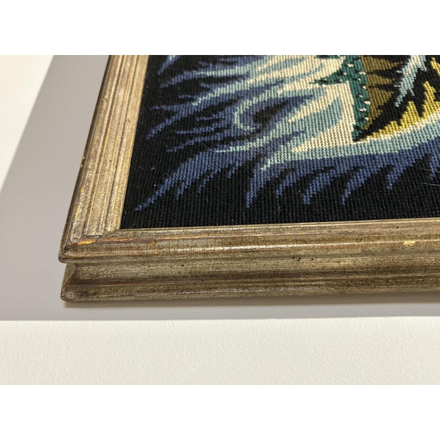 Vintage Night Flower Tapestry, 1970s For Sale - Image 10 of 11