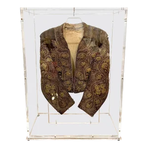 Antique Matador/ Bull Fighter's Jacket in Custom Acrylic Box, circa 1850s