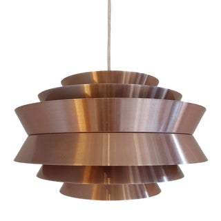 Vintage Swedish Trava Pendant Lamp by Carl Thore for Granhaga Metallindustri For Sale