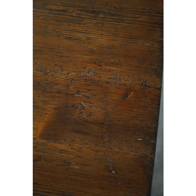 Danish Baroque Primitive Side Table in Pine, Early 19th Century For Sale - Image 13 of 18
