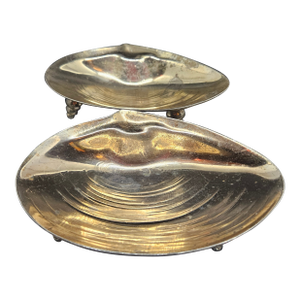 Vintage Aston Silver Plated Shell Dishes