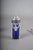 Blue Antique Silver-Mounted Cobalt Blue Glass Condiment Set, 1900, Set of 7 For Sale - Image 8 of 18