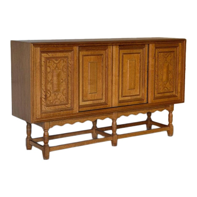 Axel O. Rock Otterup Møbelfabrik Sideboard Credenza Oak Danish Mid-Century Modern 1962 For Sale
