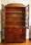 Regency circa 1815 English Secretaire Bookcase Cabinet. Mahogany. Stately proportions & exceptional quality. The bookcase...