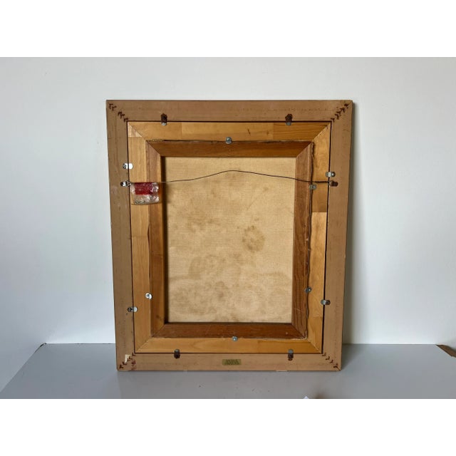 1970's Betty Gossett Impressionist Still Life Oil on Canvas Painting, Framed For Sale - Image 11 of 12