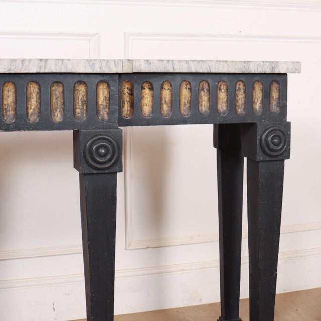 English Breakfront Console Table For Sale - Image 4 of 11