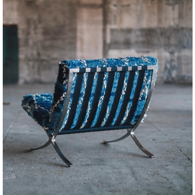 Barcelona Style Lounge Chair For Sale In Portland, OR - Image 6 of 8