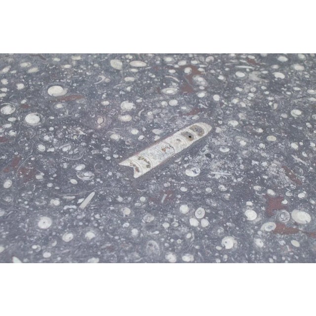 Mid-Century German Coffee Table with Fossil Top from Ronald Schmitt, 1960s For Sale - Image 15 of 18